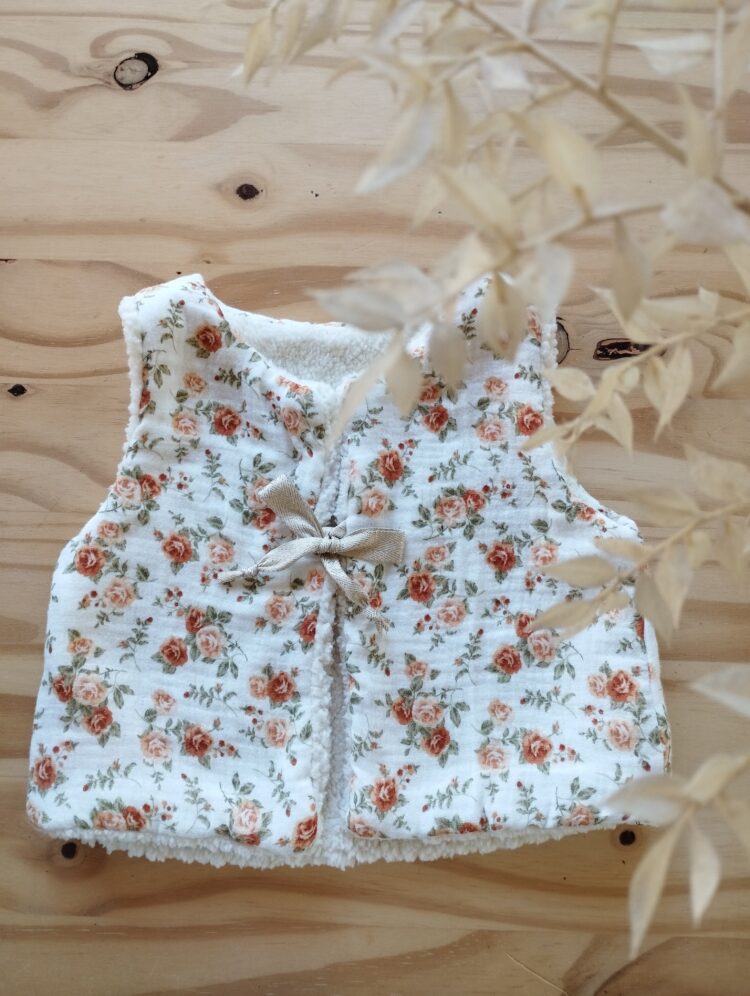 Gilet de berger Fleurs des champs