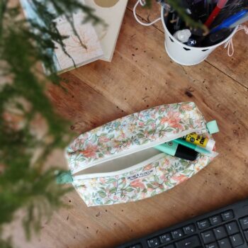 Trousse d’écolier fleurs de campagne