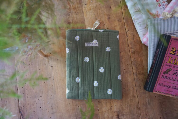Pochette à livres marguerite