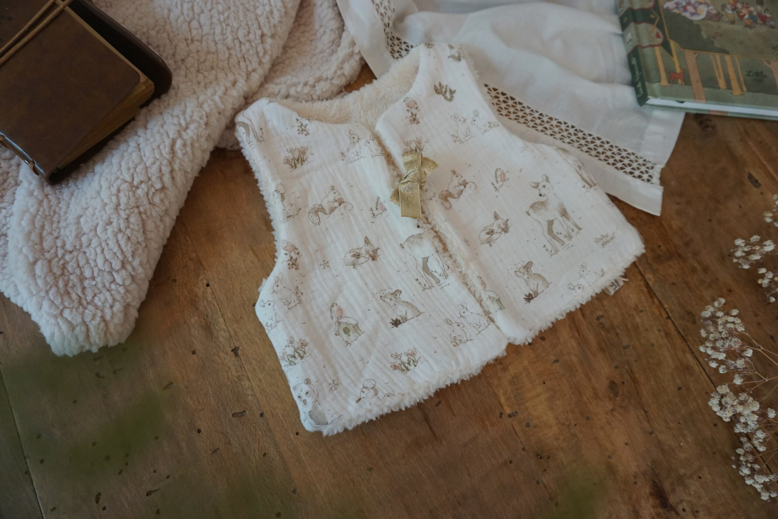 Gilet de berger bébé forêt – Image 4