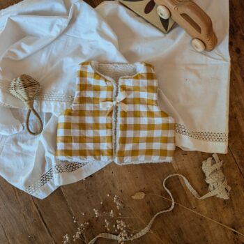 Gilet de berger Vichy