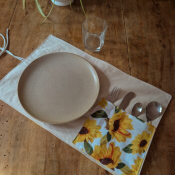 Set de table nomade Tournesol