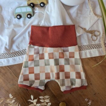 Short évolutif Damier d'Antan